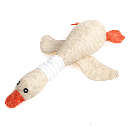 Plush Squeaky Dog Toy - Soft Puzzle Chew Toy