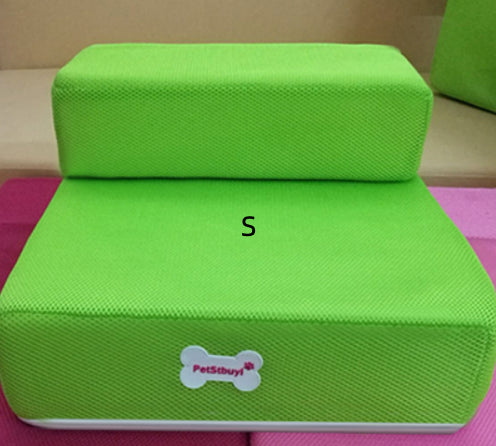 Foldable Pet Stairs - Soft Sponge Dog Steps for Bed & Couch