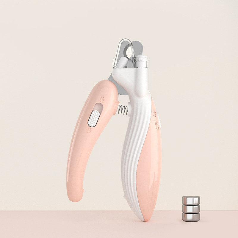 LED Pet Nail Clippers - Electric Nail Grinder with Light