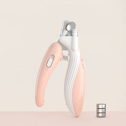 LED Pet Nail Clippers - Electric Nail Grinder with Light
