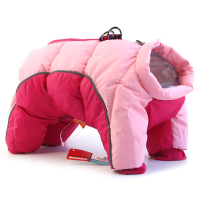 Dog Winter Coat - Thick Padded Puffer Jacket for Small Breeds