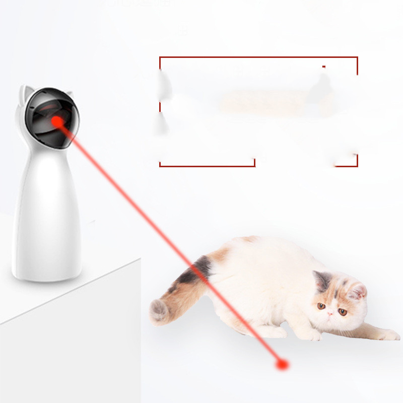 Interactive Laser Cat Toy - Automatic Timer Laser Pointer