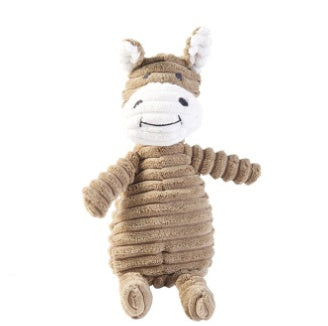 Plush Squeaky Dog Toy - Corduroy Teeth Cleaning Toy