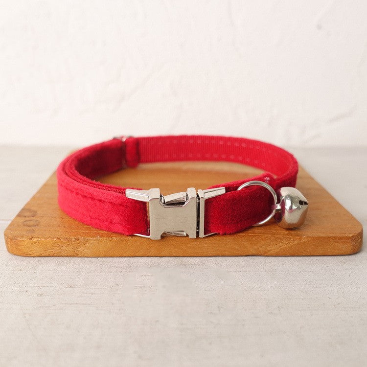 Soft Adjustable Cat Collar - Comfortable Polyester Collar