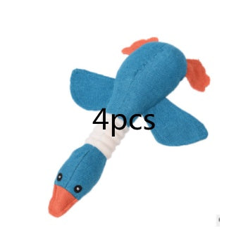 Plush Squeaky Dog Toy - Soft Puzzle Chew Toy