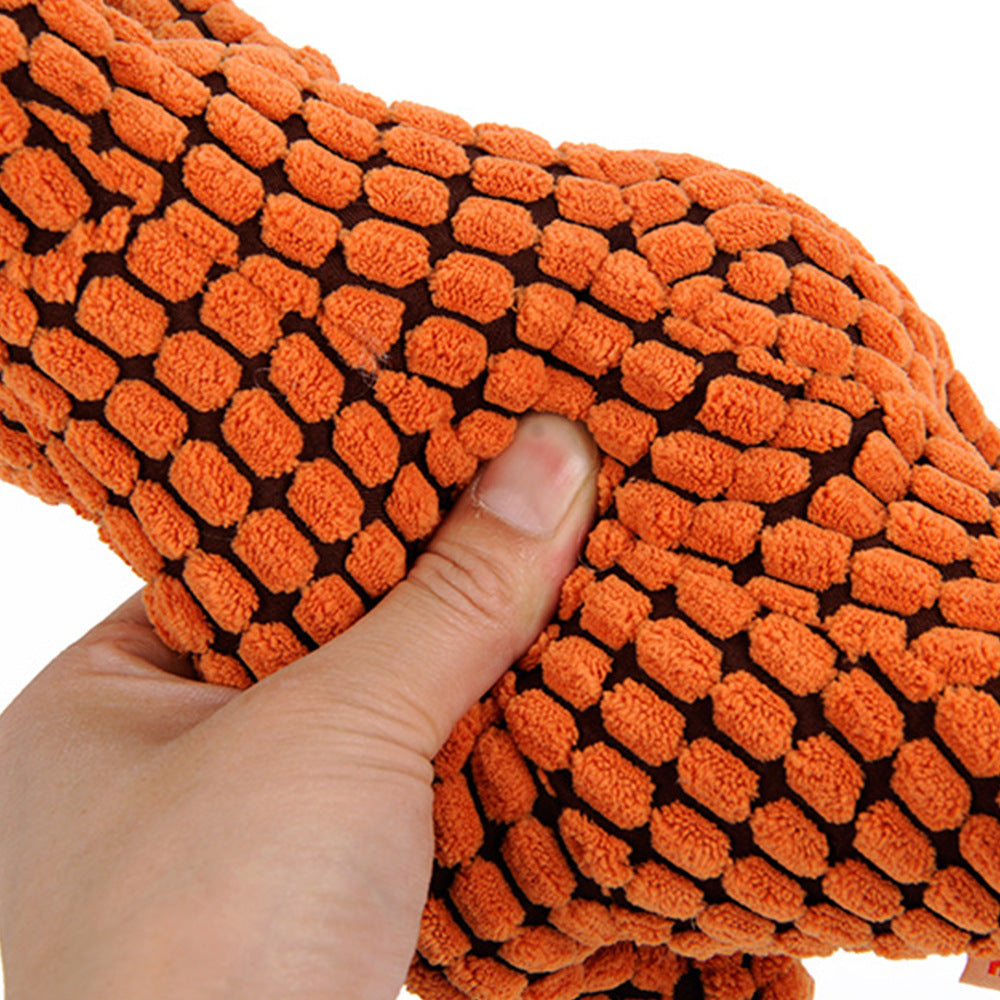 Giant Dinosaur Dog Toy - Plush Squeaker for Large Dogs