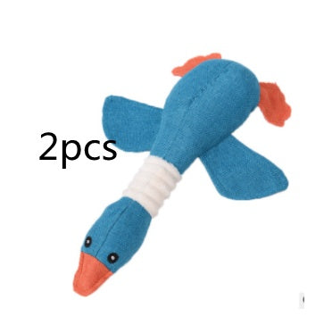 Plush Squeaky Dog Toy - Soft Puzzle Chew Toy