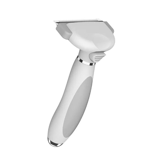 Pet Grooming Brush - ABS & Stainless Steel Deshedder