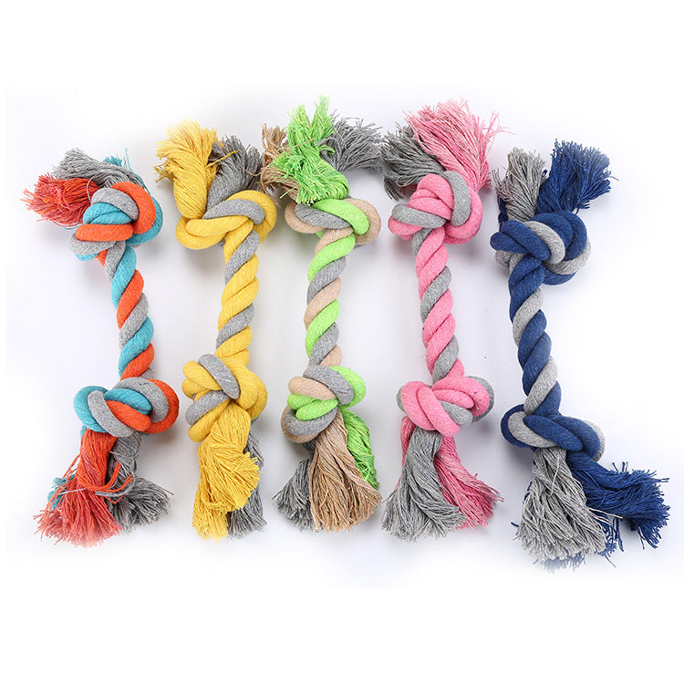 Cotton Rope Puppy Toy - Bite-Resistant Chew Toy