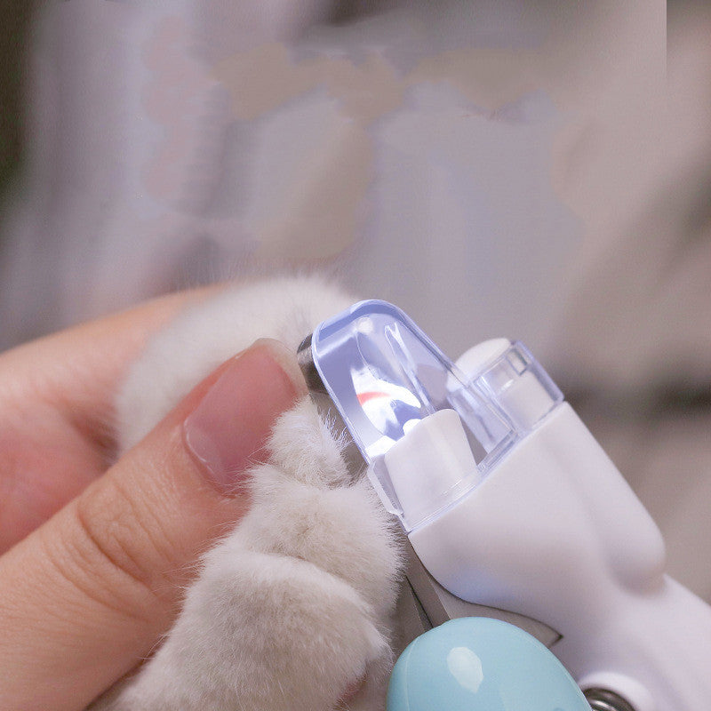 LED Pet Nail Clippers - Electric Nail Grinder with Light