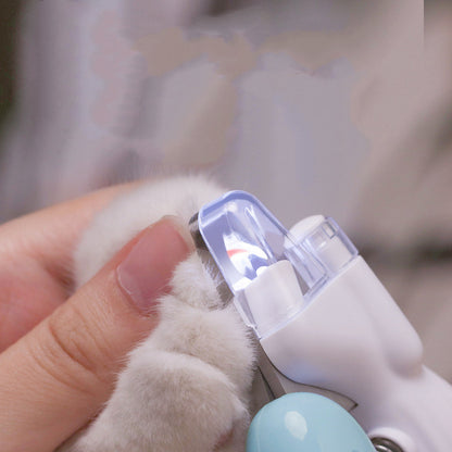 LED Pet Nail Clippers - Electric Nail Grinder with Light