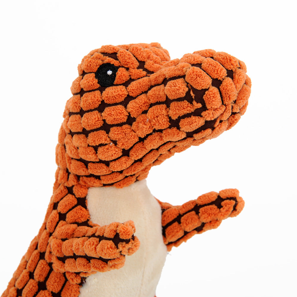 Giant Dinosaur Dog Toy - Plush Squeaker for Large Dogs