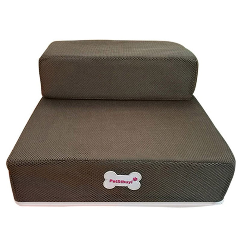 Foldable Pet Stairs - Soft Sponge Dog Steps for Bed & Couch