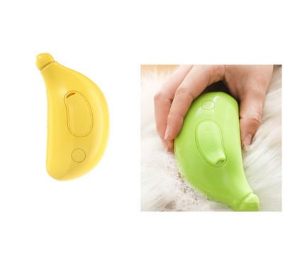 3-in-1 Pet Grooming Brush - Steam Massage Deshedder