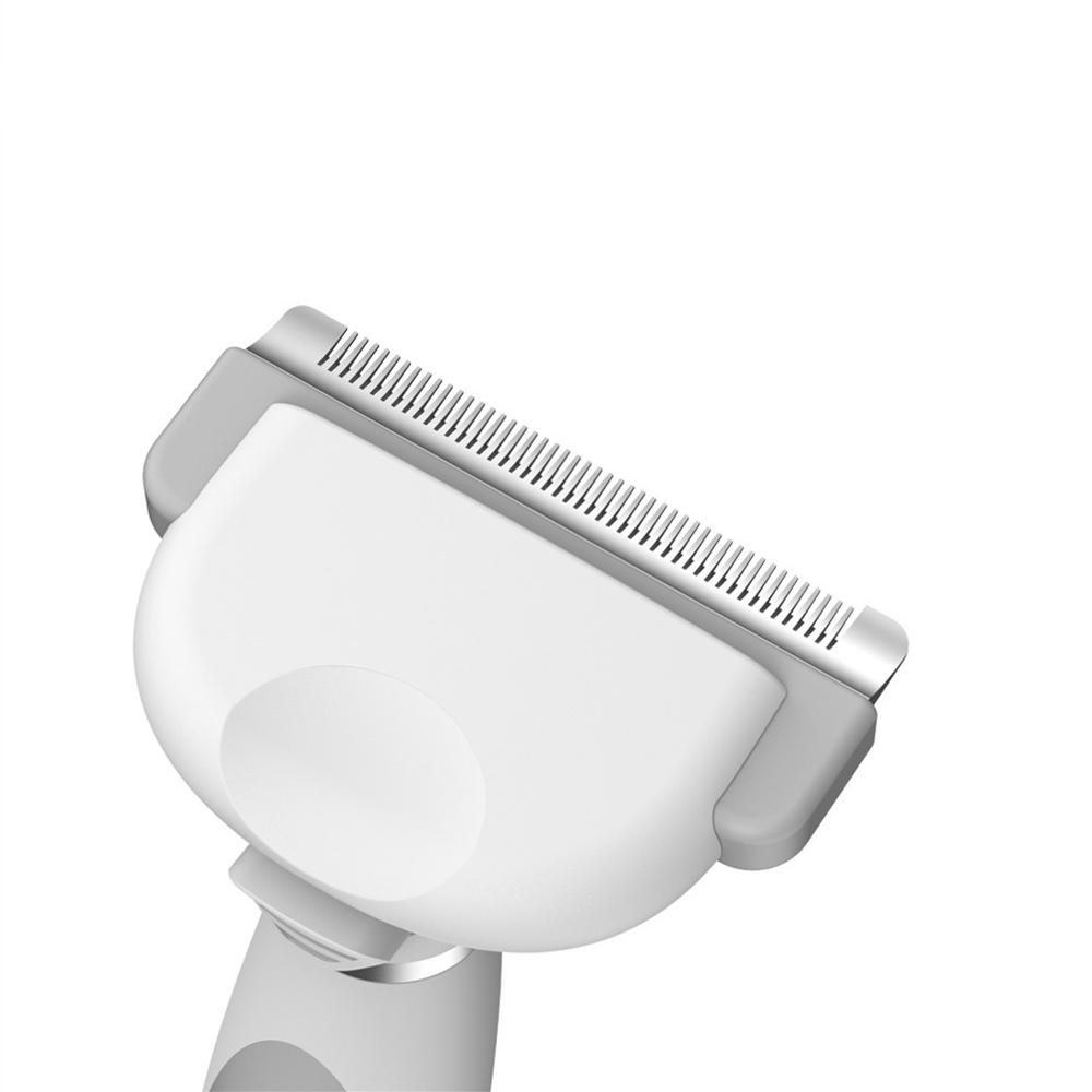 Pet Grooming Brush - ABS & Stainless Steel Deshedder