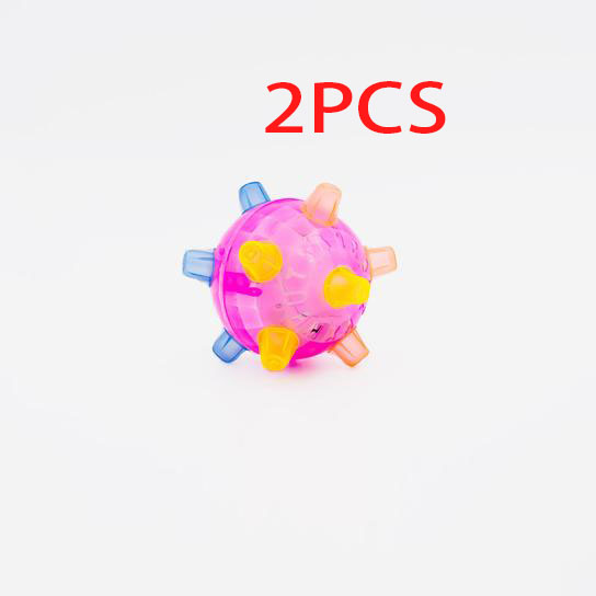 Jumping Dancing Dog Ball - Light-Up Interactive Chase Toy
