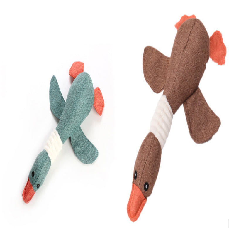 Plush Squeaky Dog Toy - Soft Puzzle Chew Toy