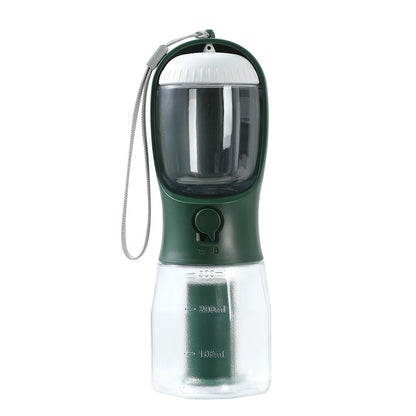 3-in-1 Dog Travel Cup - Water, Food & Waste Bag Dispenser