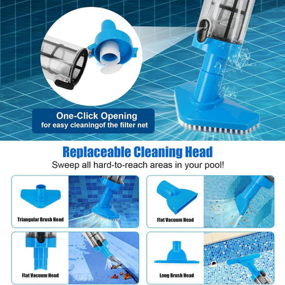 Wireless Fish Pond Vacuum - Rechargeable Underwater Cleaner