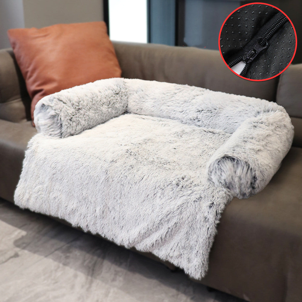 Dual-Use Pet Kennel & Blanket - Convertible Sofa Bed