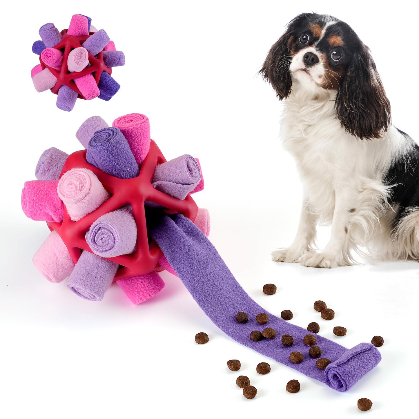 Tesytto Snuffle Ball Dog Toy - Interactive Foraging Puzzle