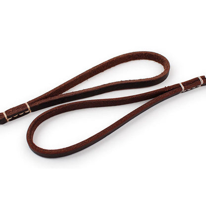 Genuine Leather Dog Leash - Handmade Soft Walking Lead