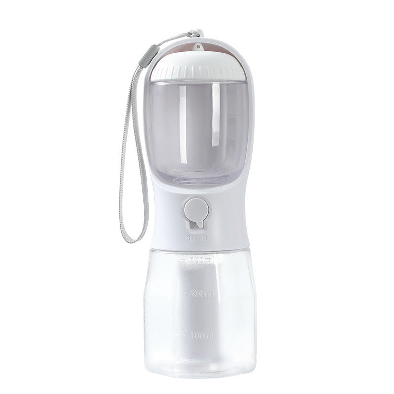3-in-1 Dog Travel Cup - Water, Food & Waste Bag Dispenser