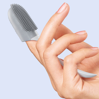 Silicone Finger Toothbrush for Dogs & Cats - Reusable Dental Cleaner