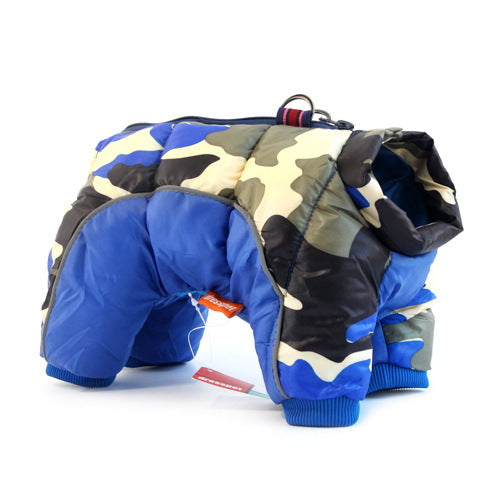 Dog Winter Coat - Thick Padded Puffer Jacket for Small Breeds