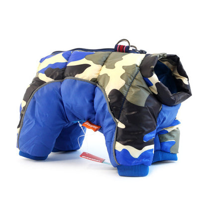Dog Winter Coat - Thick Padded Puffer Jacket for Small Breeds