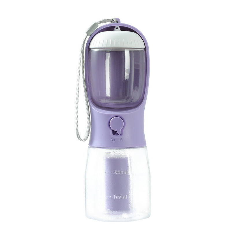 3-in-1 Dog Travel Cup - Water, Food & Waste Bag Dispenser