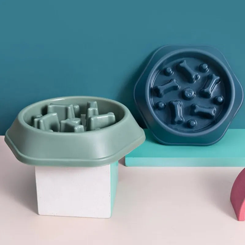 Slow Feeder Pet Bowl - Promotes Healthy Digestion
