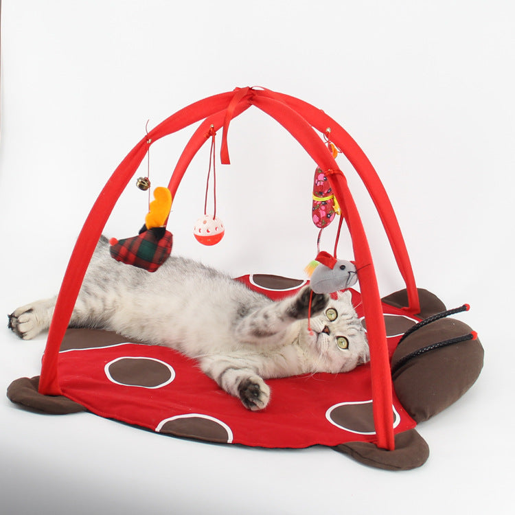 Collapsible Cat Play Tent - Interactive Exercise Bed