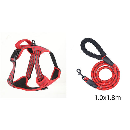 No-Pull Reflective Dog Harness - Breathable Vest for Daily Walks