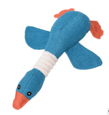 Plush Squeaky Dog Toy - Soft Puzzle Chew Toy
