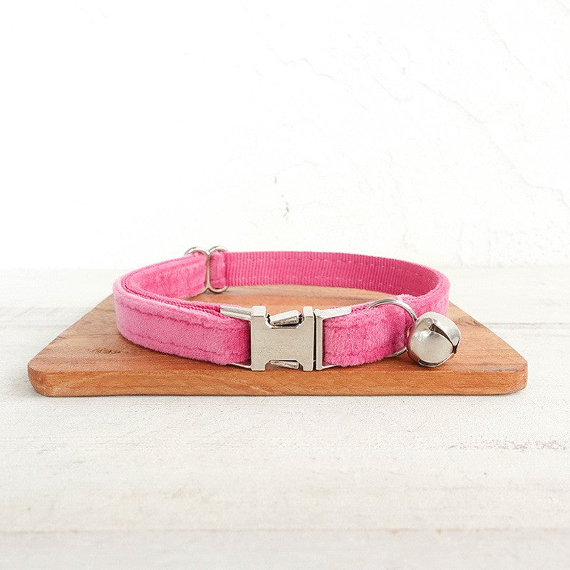 Soft Adjustable Cat Collar - Comfortable Polyester Collar