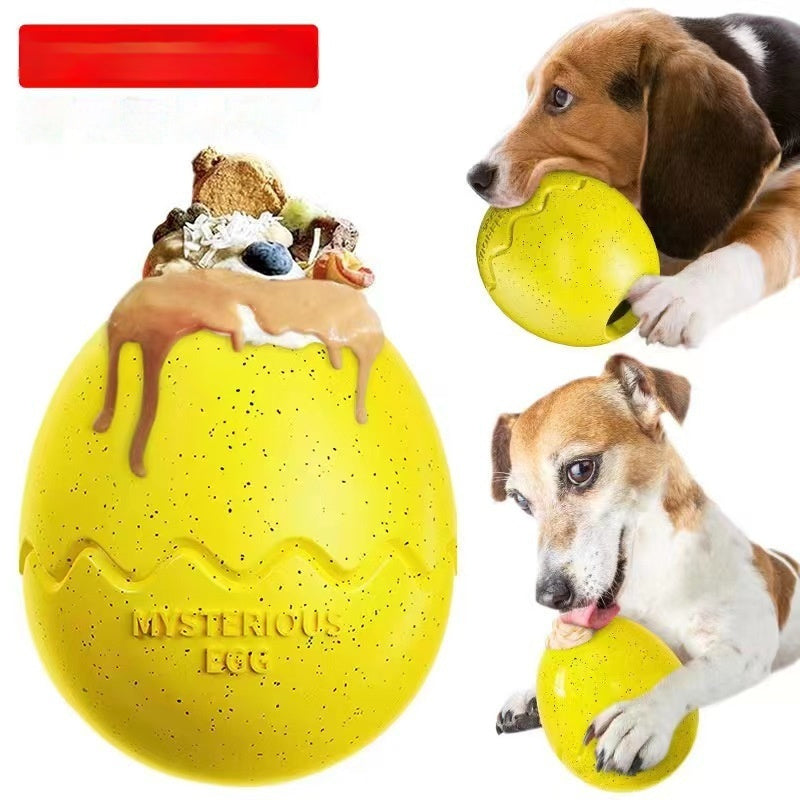 Dinosaur Egg Dog Slow Feeder Toy - Treat Dispensing Chew