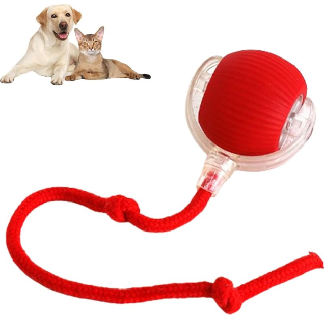 Smart Rolling Pet Ball - Auto-Moving Cat & Dog Toy