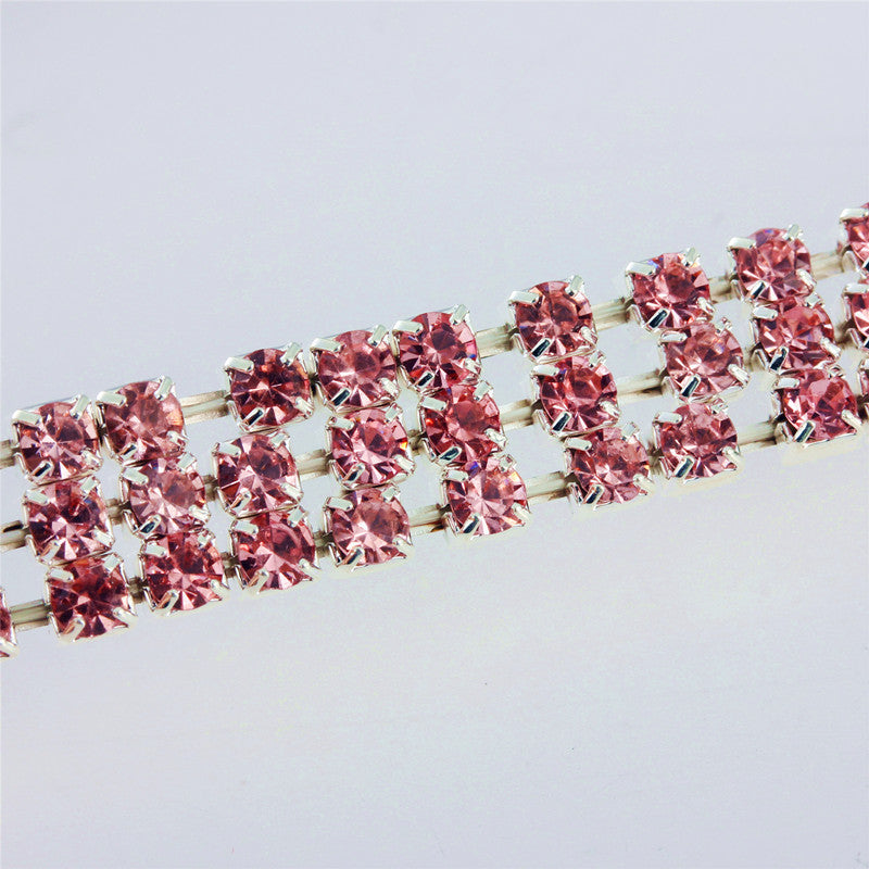 Rhinestone Pet Necklace - Elastic Cat & Dog Jewelry Collar
