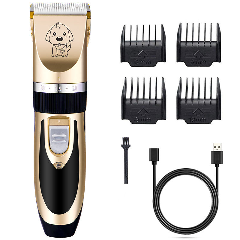 Rechargeable Pet Hair Clipper - Quiet Cat & Dog Shaver