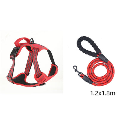 No-Pull Reflective Dog Harness - Breathable Vest for Daily Walks