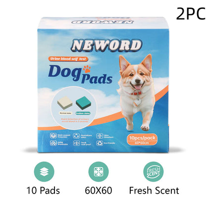 Dog Urine Detection Pads - 10-Pack Training Pads