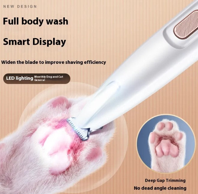 Pet Paw Trimmer with LED Light - Precision Dog Grooming