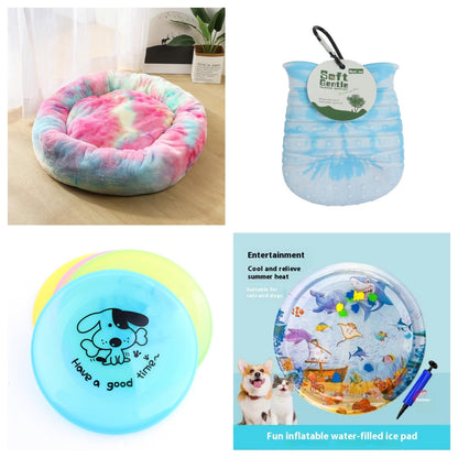Silicone Dog Flying Disc - Bite-Resistant Frisbee Toy