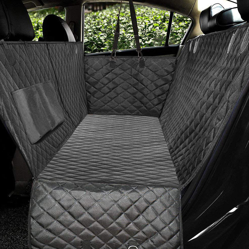 Dog Car Seat Hammock - Mesh Window Back Seat Protector