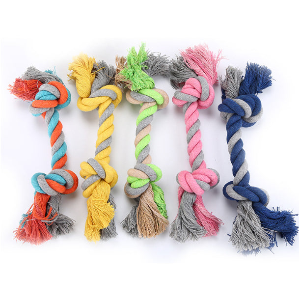 Cotton Rope Puppy Toy - Bite-Resistant Chew Toy