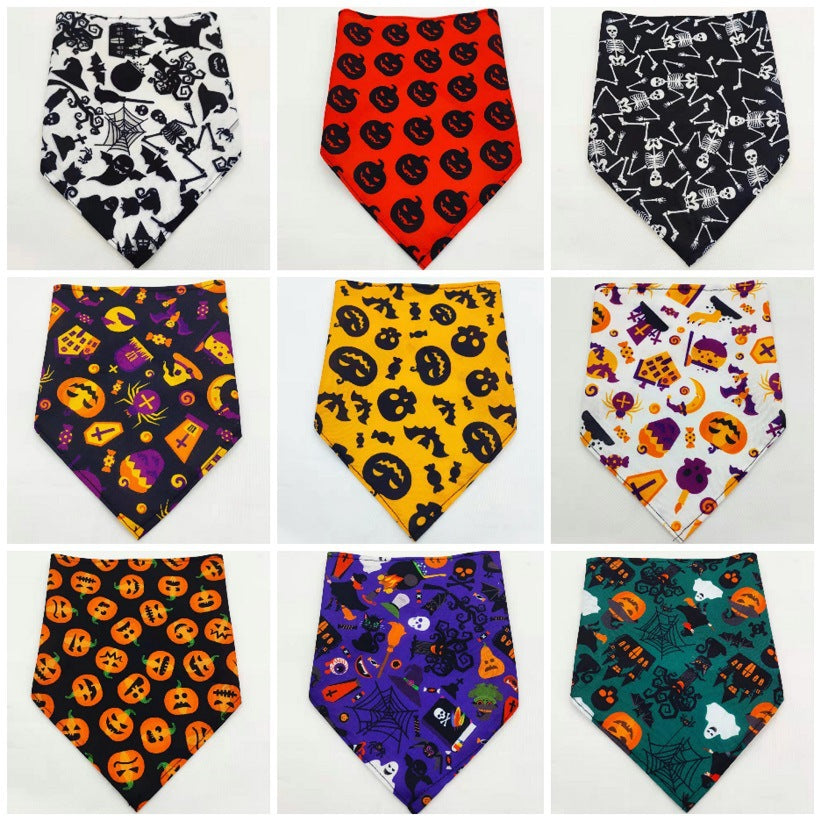Tie-Dye Pet Bandana - Triangle Scarf Drool Towel for Dogs & Cats