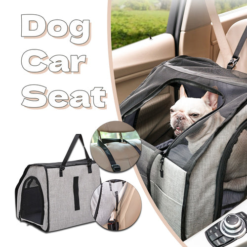 Foldable Pet Car Cage & Mat - Waterproof Travel Crate