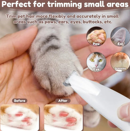 Pet Paw Trimmer with LED Light - Precision Dog Grooming