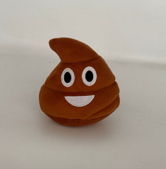 Funny Poop Plush Dog Toy - Farting Sound Squeaky Toy